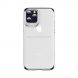 For iPhone 11 Pro Max TOTUDESIGN Clear Crystal Series Metal + PC Protective Case