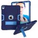 For iPad Pro 11 Contrast Color Silicone + PC Combination Case with Holder