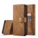 Retro Magnetic Horizontal Flip Leather Case with Card Slots & Wallet & Photo Frame & Detachable Back Cover For iPhone 12 mini