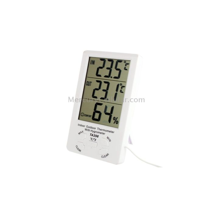 TA298 Digital Temperature Meter Hygrometer Humidity Alarm Clock