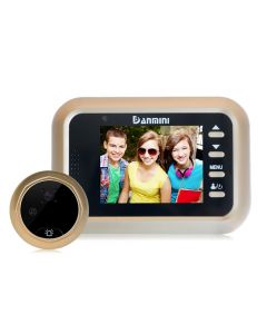 Danmini W8 2.4 inch Color Screen 1.0MP Security Camera No Disturb Peephole Viewer, Support TF Card (32GB Max) / Night Vision