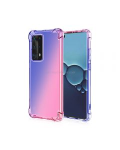 For Huawei P40 Pro Four-Corner Airbag Shockproof Gradient Color TPU Protective Case