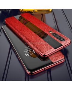 For Huawei P20 Genuine Leather Smart Flip Protective Case