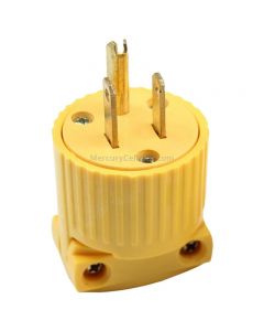 5-15P 125V Detachable Plug Adapter 15A Tripolar Power Adapter, US Plug
