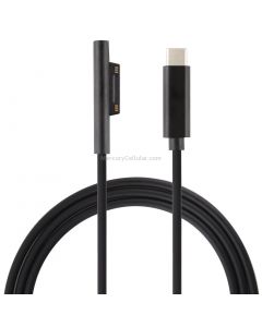 USB-C / Type-C to 6 Pin Magnetic Male Laptop Power Charging Cable for Microsoft Surface Pro 6 / 5 , Cable Length: about 1.5m