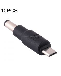 10 PCS 5.5 x 2.1mm to Micro USB DC Power Plug Connector