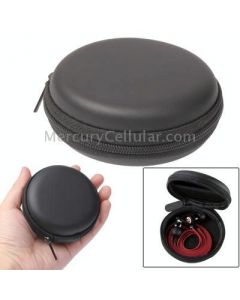 Circular Carrying Bag Box for Headphone / Earphone