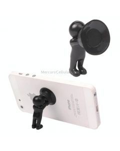 3D Man Stand with Silicone Sucker, For iPhone, Galaxy, Sony, Lenovo, HTC, Huawei, and other Smartphones, Random Color Delivery