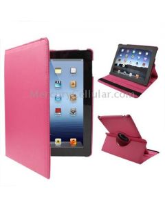 360 Degree Rotatable PU Leather Case with Holder for New iPad