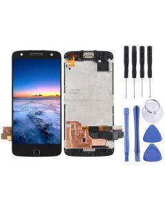 LCD Screen and Digitizer Full Assembly with Frame for Motorola Moto Z Force XT1650-02