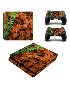 BY060198 Stylish Plant Stickers Protective Film For PS4 Slim