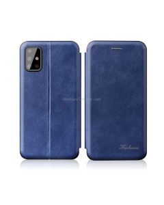 For Samsung Galaxy S20 Plus Integrated Electricity Pressing Retro Texture Magnetic TPU+PU Leather Case with Card Slot & Holder