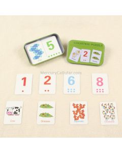 Graph Match Game Early Educational Montessori Toys Puzzle Card Cartoon Vehicle Animal Fruit Pair Matching Game