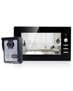 TS-YP710MA 7 inch Screen Smart Video Doorbell Peephole Viewer, Support Visual Intercom & Night Vision & Real-time Monitoring